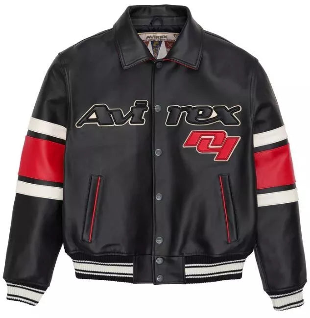 Men’s Avirex Genuine Cowhide Leather Bomber
