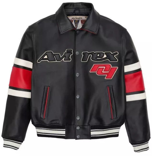 Men’s Avirex Genuine Cowhide Leather Bomber
